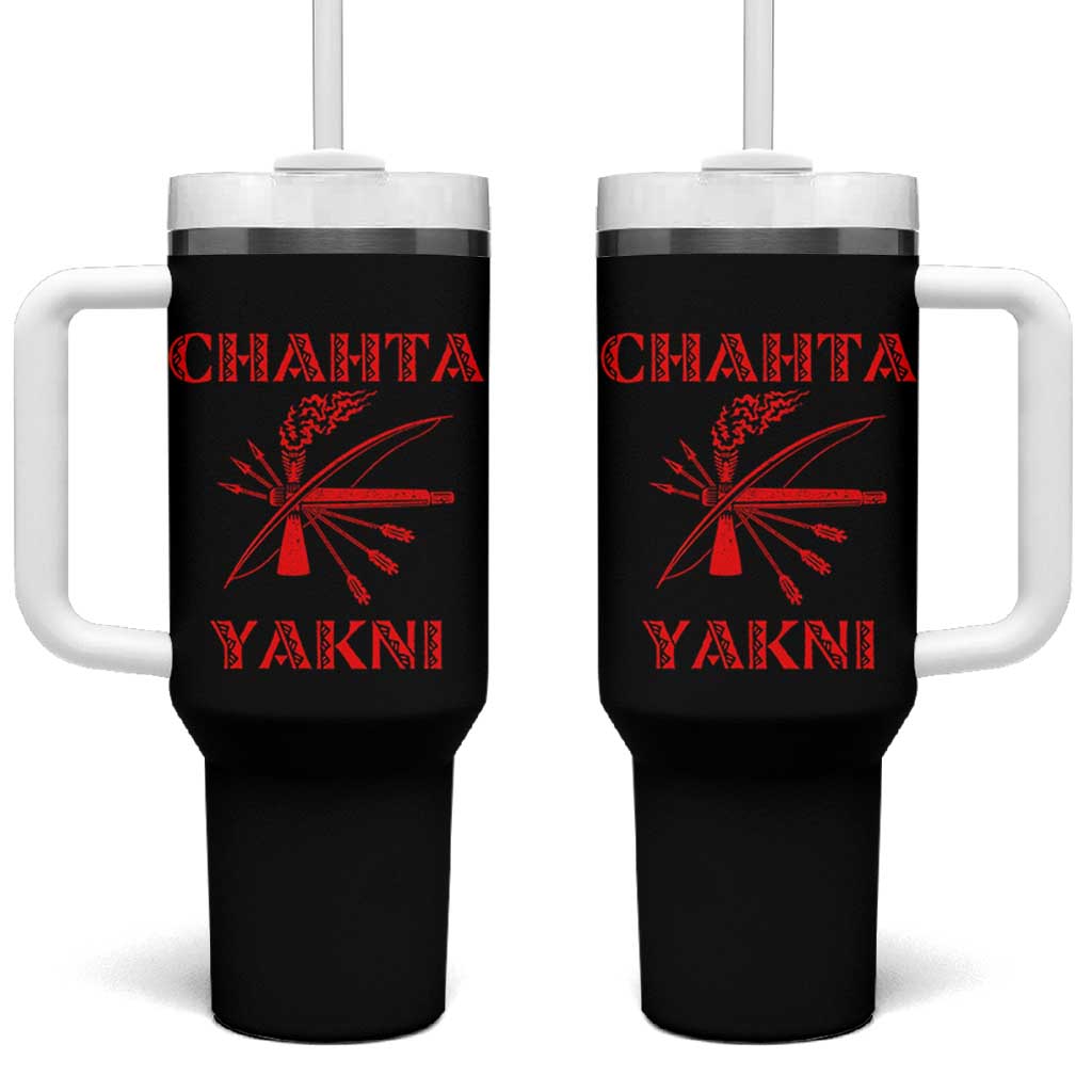 Choctaw Nation Chahta Yakni Native American Tumbler With Handle