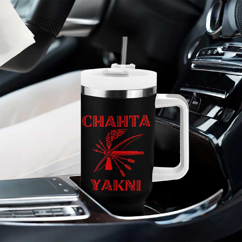 Choctaw Nation Chahta Yakni Native American Tumbler With Handle