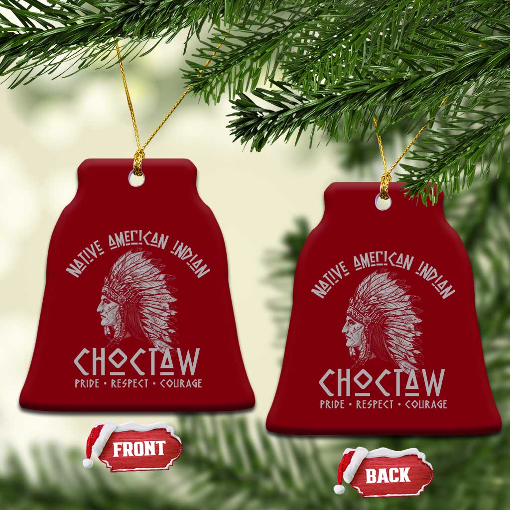 Choctaw Native American Indian Pride Indigenous Tribe Ceramic Ornament