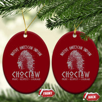 Choctaw Native American Indian Pride Indigenous Tribe Ceramic Ornament