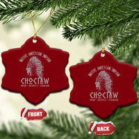 Choctaw Native American Indian Pride Indigenous Tribe Ceramic Ornament