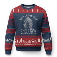 Choctaw Native American Indian Pride Indigenous Tribe Ugly Christmas Sweater