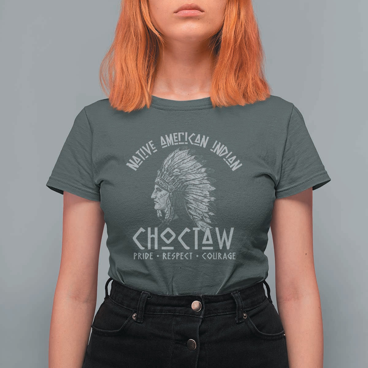 Choctaw Native American Indian Pride Indigenous Tribe T Shirt For Women