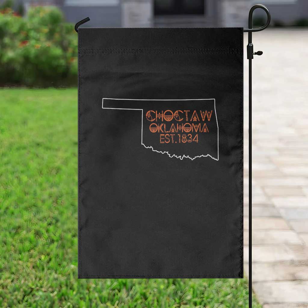 Choctaw Oklahoma OK Map Established 1834 Garden Flag