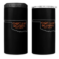 Choctaw Oklahoma OK Map Established 1834 4 in 1 Can Cooler Tumbler