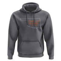 Choctaw Oklahoma OK Map Established 1834 Hoodie