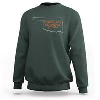 Choctaw Oklahoma OK Map Established 1834 Sweatshirt