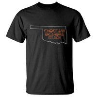 Choctaw Oklahoma OK Map Established 1834 T Shirt