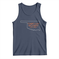Choctaw Oklahoma OK Map Established 1834 Tank Top