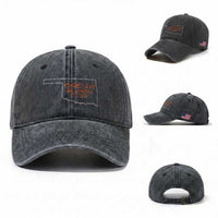 Choctaw Oklahoma OK Map Established 1834 Washed Cotton Baseball Cap
