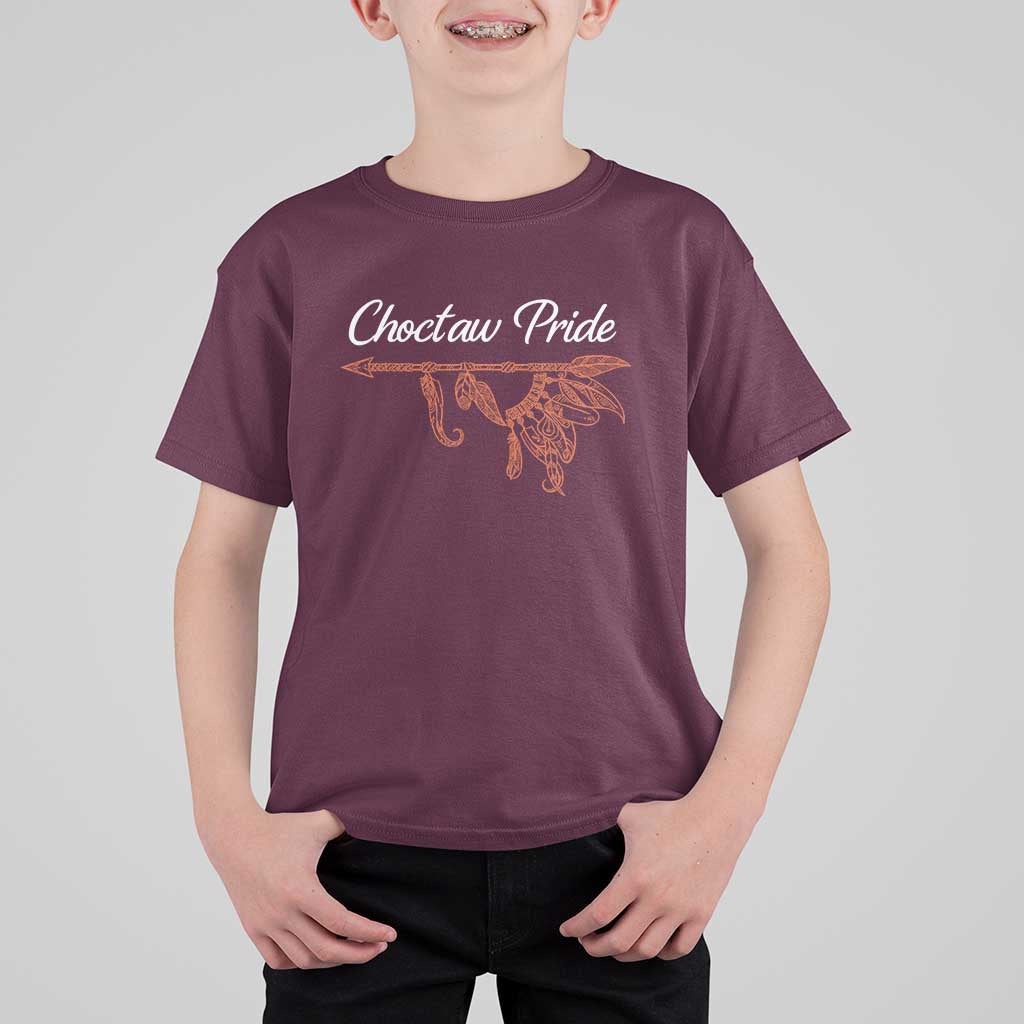 Choctaw Oklahoma OK Pride Native American T Shirt For Kid