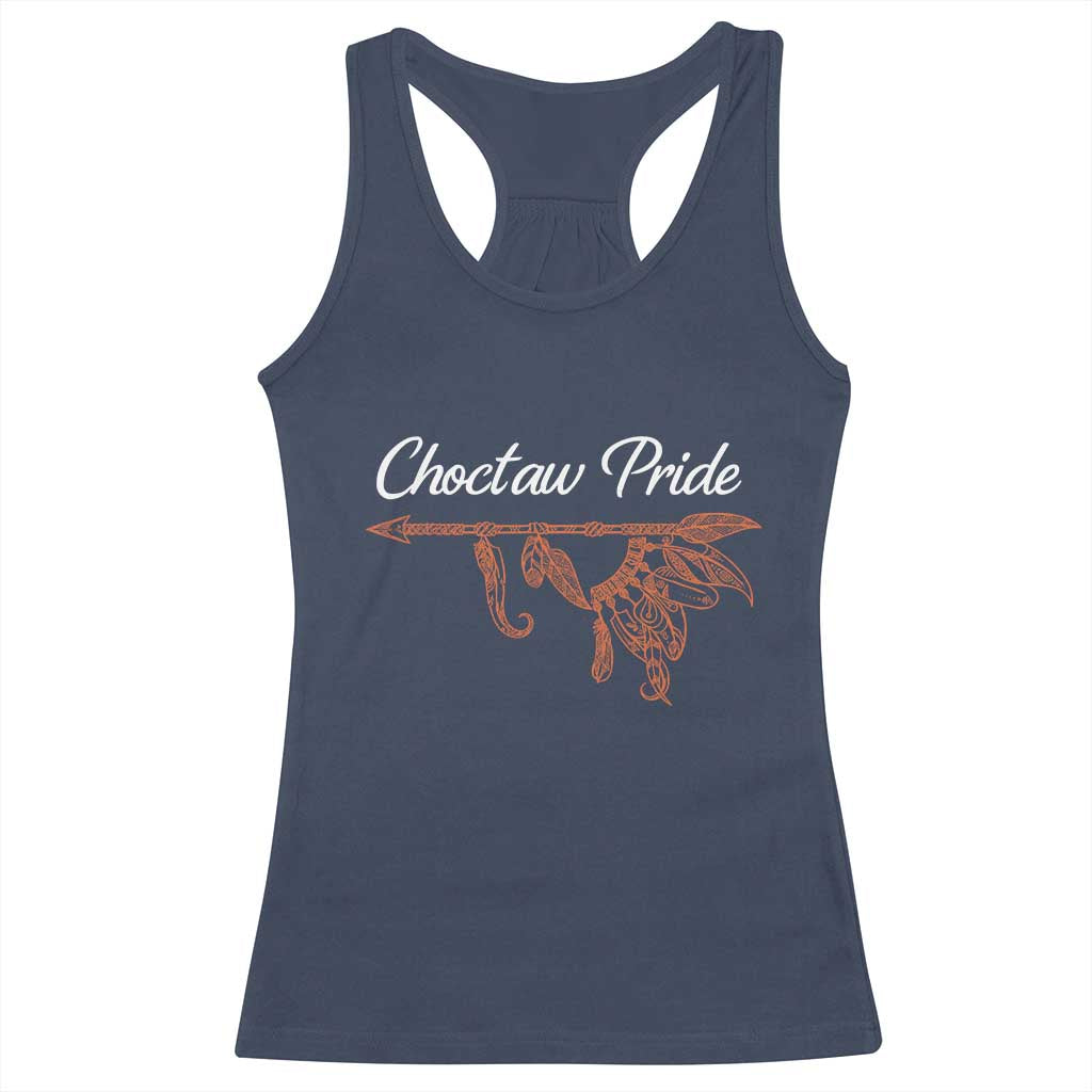 Choctaw Oklahoma OK Pride Native American Racerback Tank Top