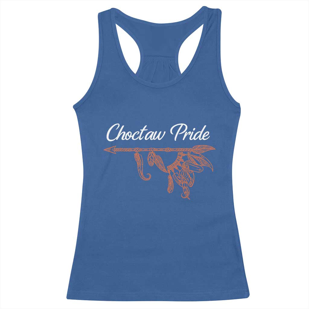 Choctaw Oklahoma OK Pride Native American Racerback Tank Top