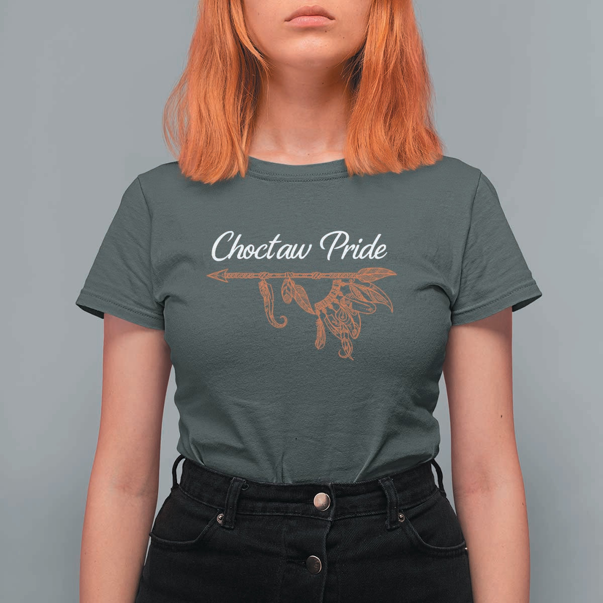 Choctaw Oklahoma OK Pride Native American T Shirt For Women