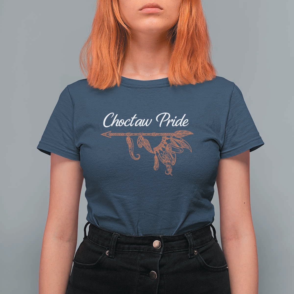 Choctaw Oklahoma OK Pride Native American T Shirt For Women
