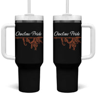 Choctaw Oklahoma OK Pride Native American Tumbler With Handle