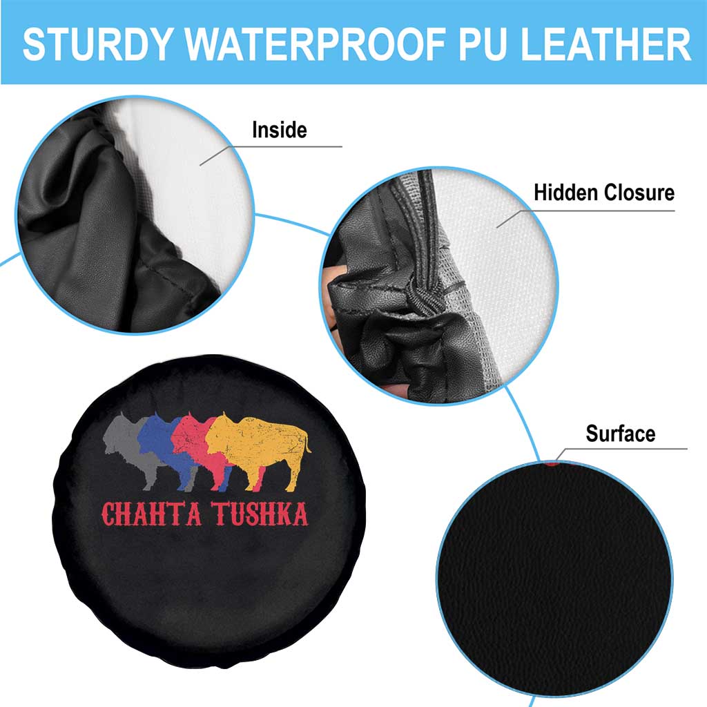 Choctaw Native American Chahta Tushka Spare Tire Cover