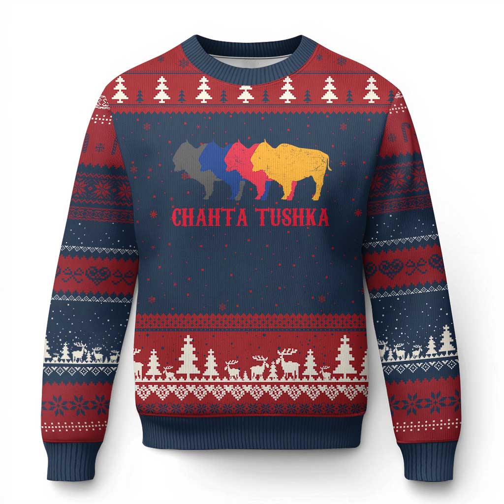Choctaw Native American Chahta Tushka Ugly Christmas Sweater