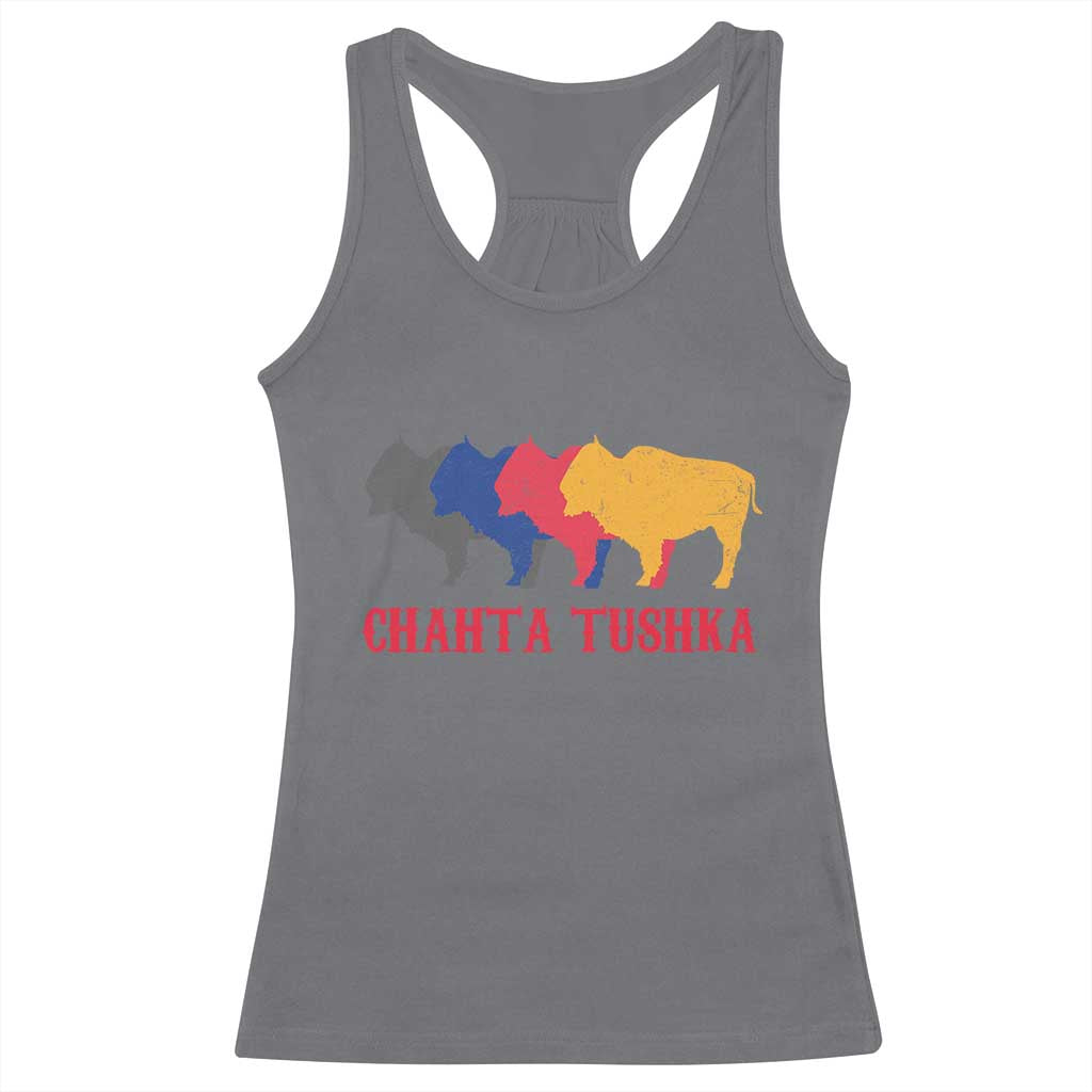 Choctaw Native American Chahta Tushka Racerback Tank Top