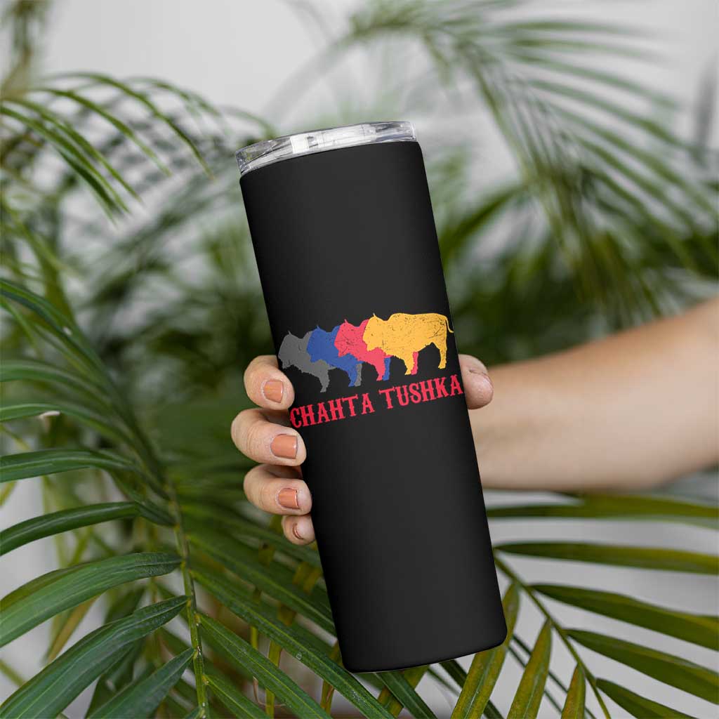 Choctaw Native American Chahta Tushka Skinny Tumbler