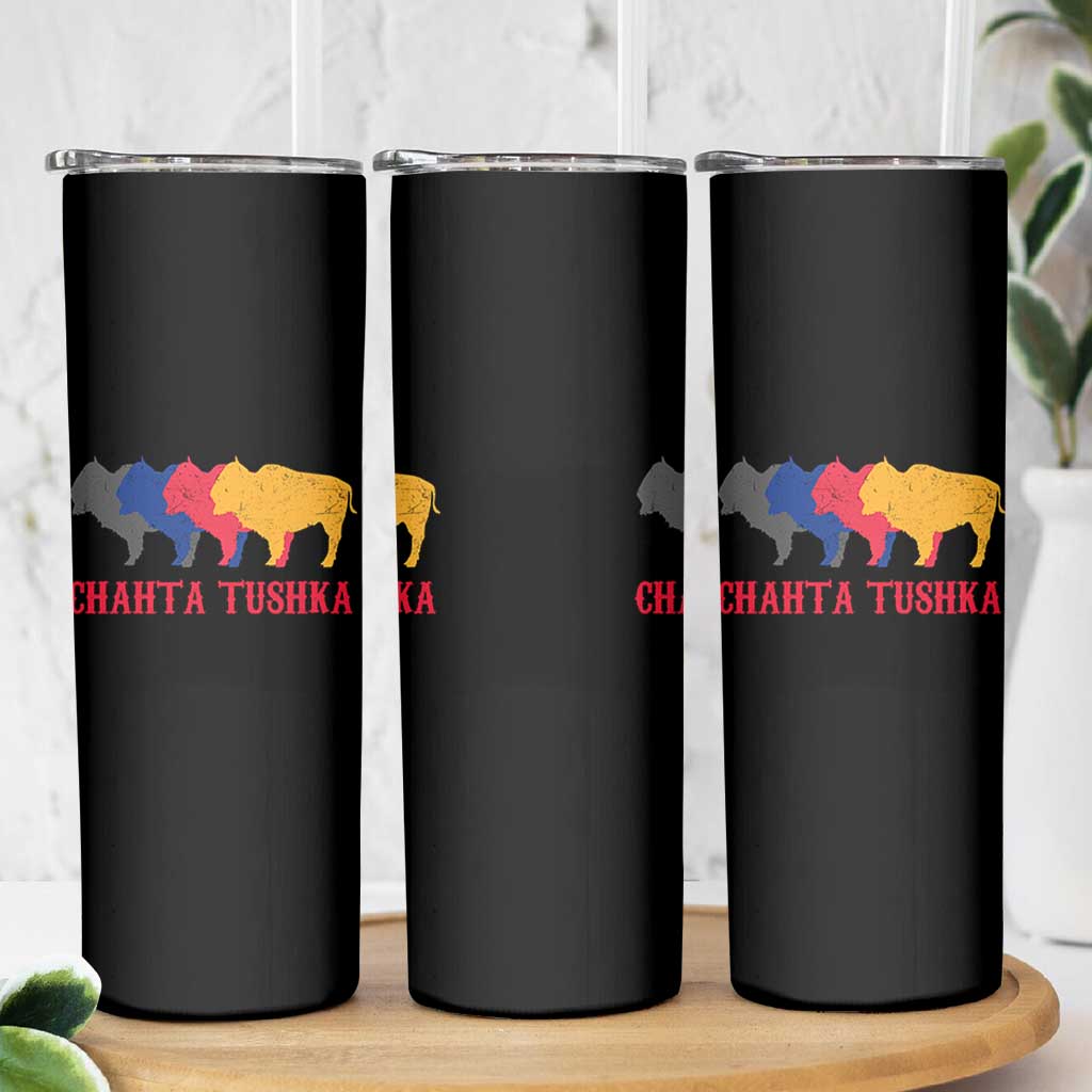 Choctaw Native American Chahta Tushka Skinny Tumbler
