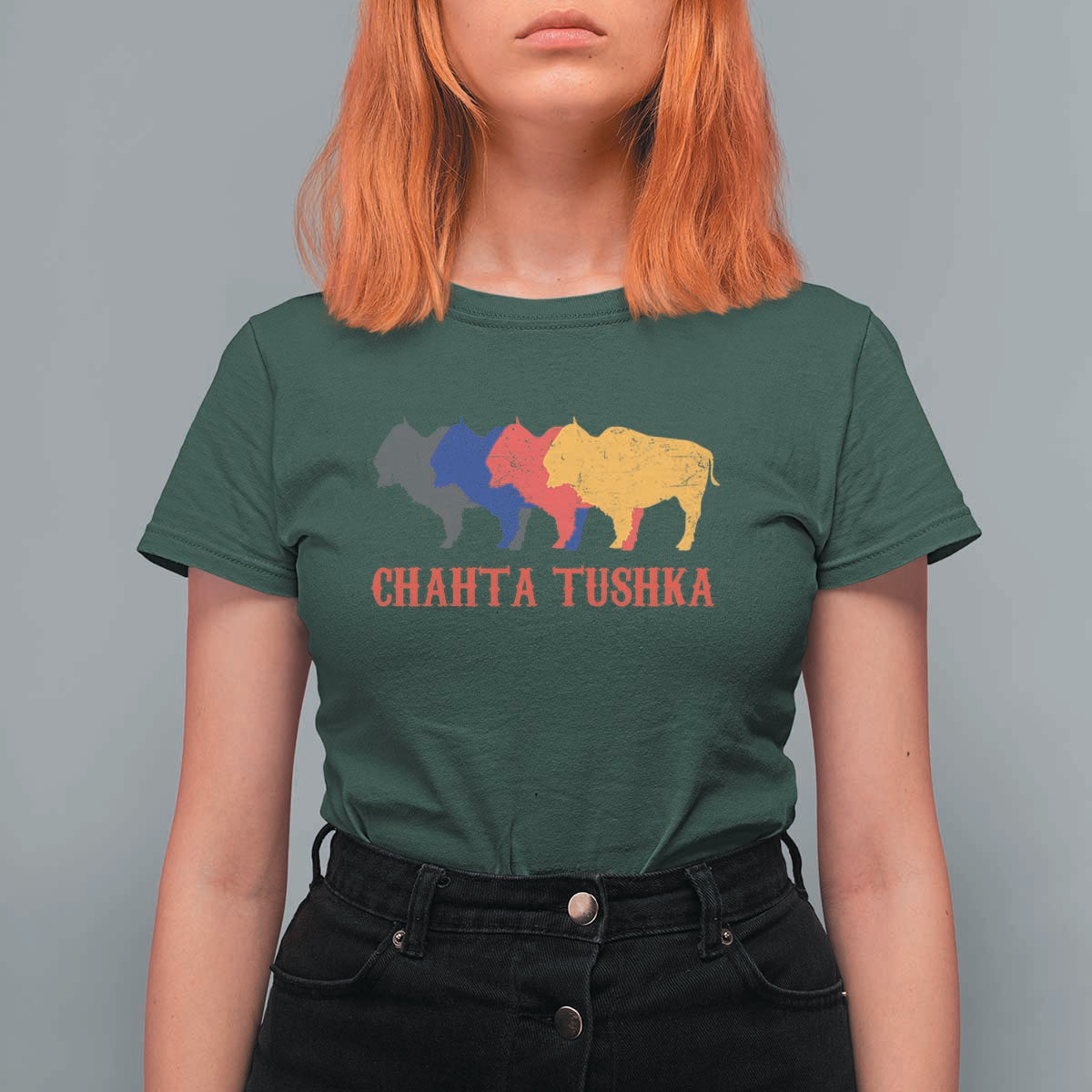 Choctaw Native American Chahta Tushka T Shirt For Women