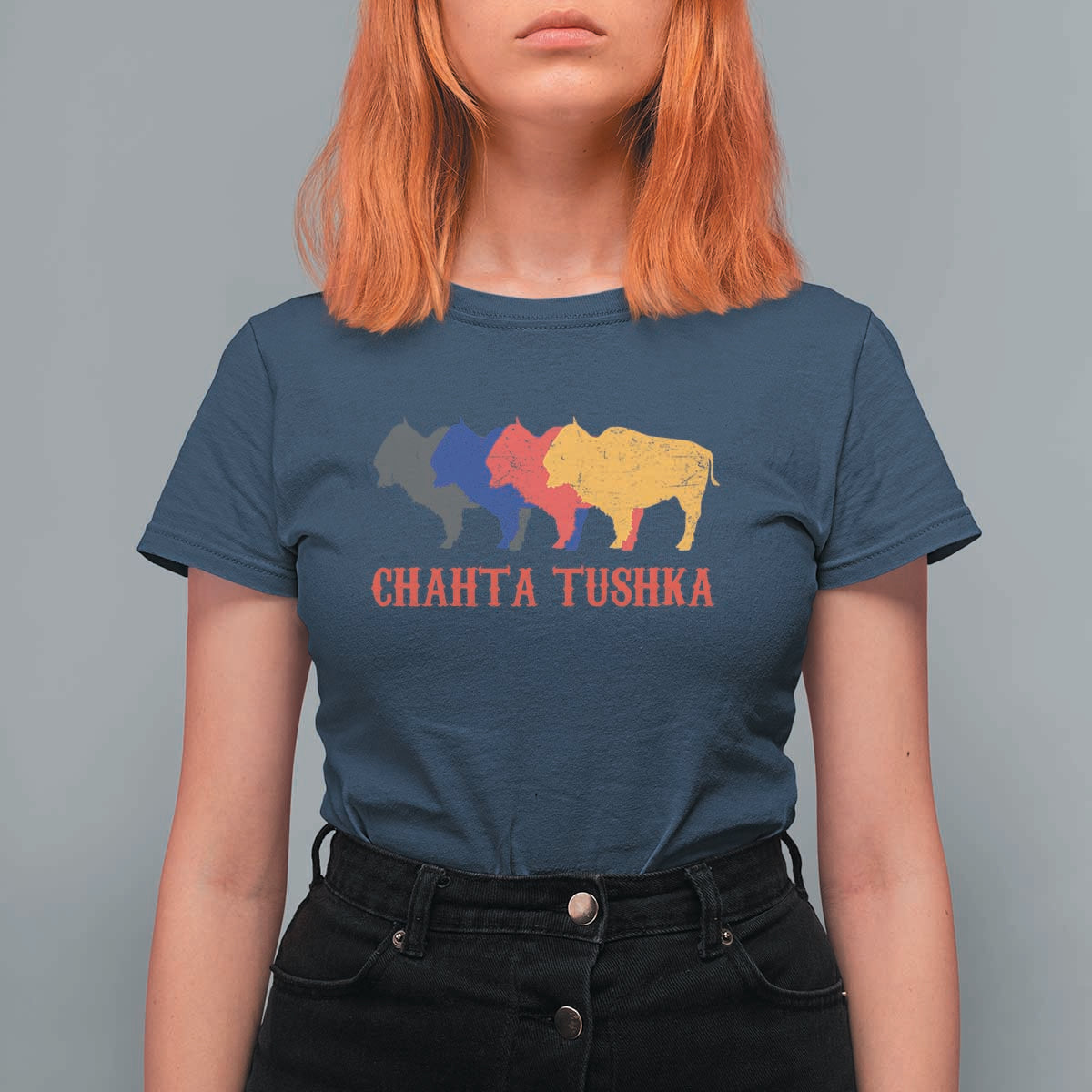 Choctaw Native American Chahta Tushka T Shirt For Women