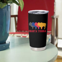 Choctaw Native American Chahta Tushka Tumbler Cup