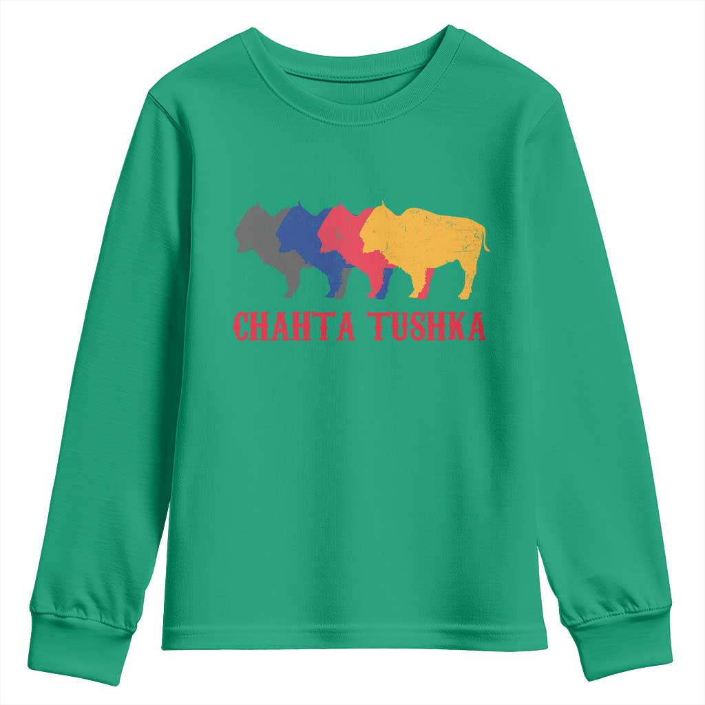 Choctaw Native American Chahta Tushka Youth Sweatshirt