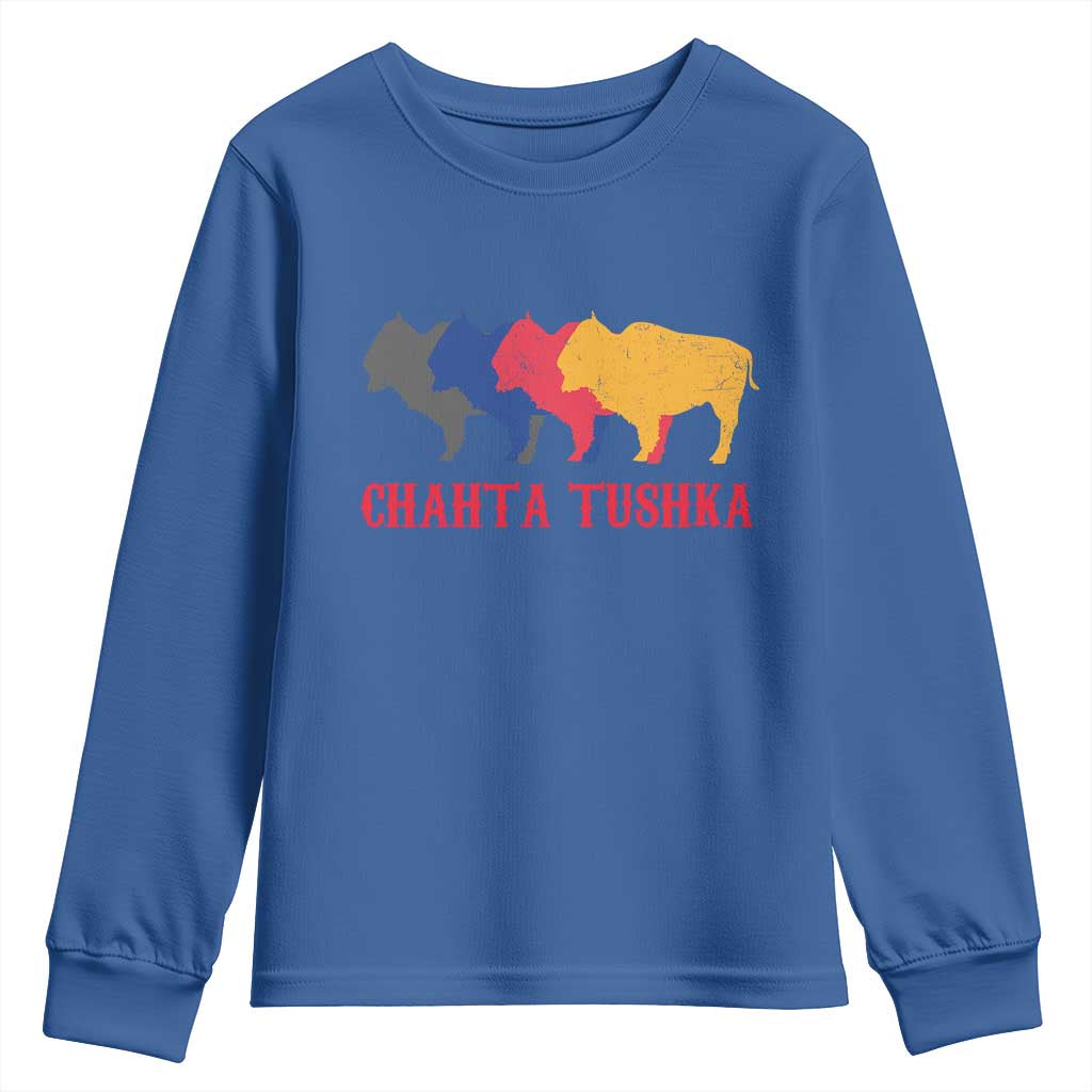 Choctaw Native American Chahta Tushka Youth Sweatshirt
