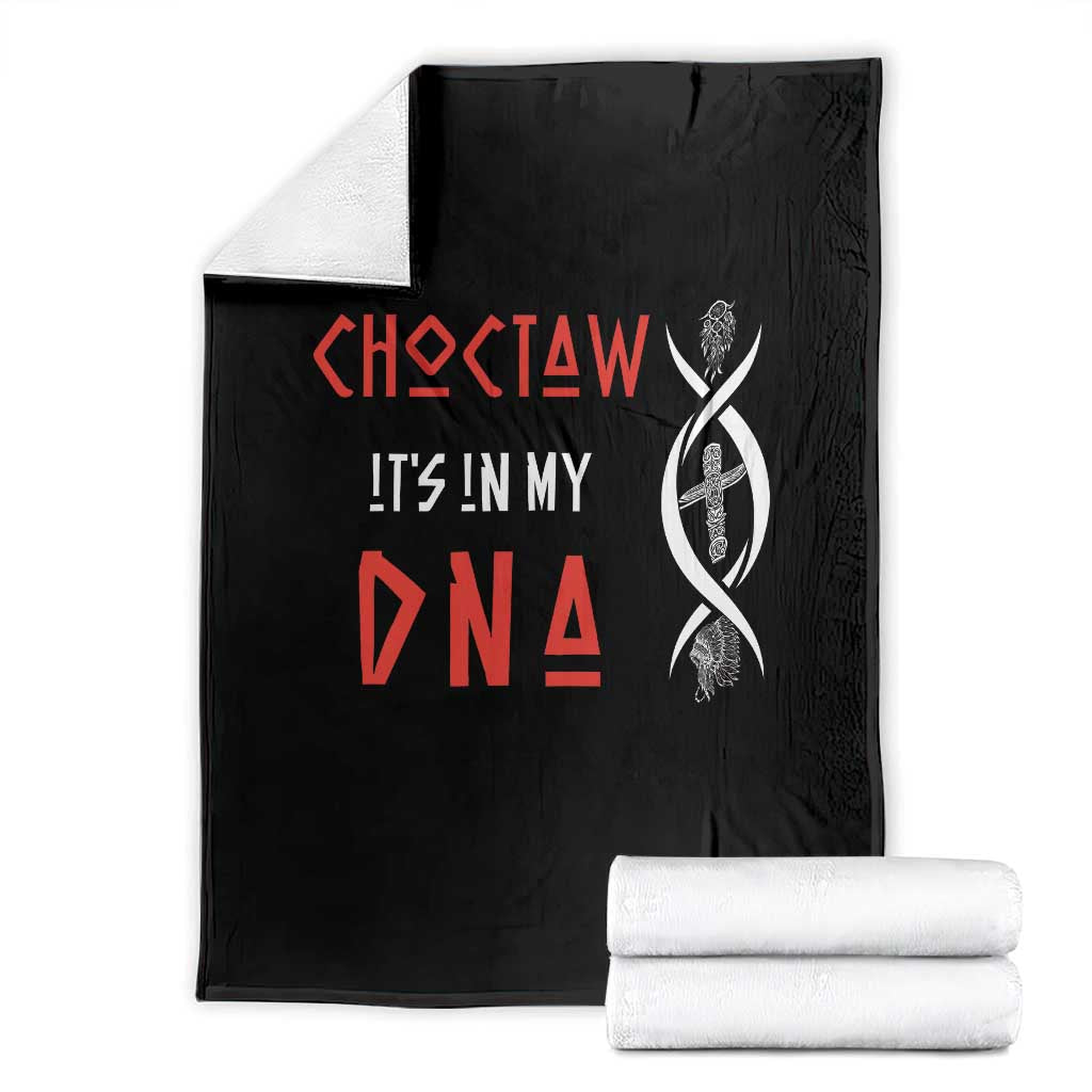 Choctaw Native American DNA Roots Indian Pride Throw Blanket