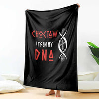 Choctaw Native American DNA Roots Indian Pride Throw Blanket