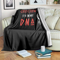 Choctaw Native American DNA Roots Indian Pride Throw Blanket