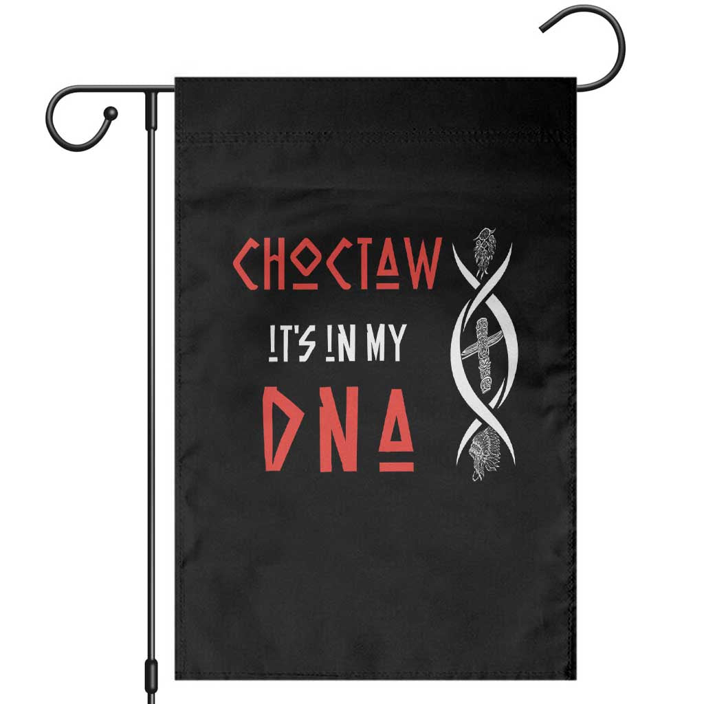 Choctaw Native American DNA Roots Indian Pride Garden Flag