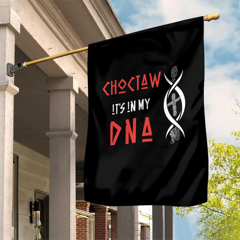 Choctaw Native American DNA Roots Indian Pride Garden Flag