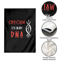 Choctaw Native American DNA Roots Indian Pride Garden Flag