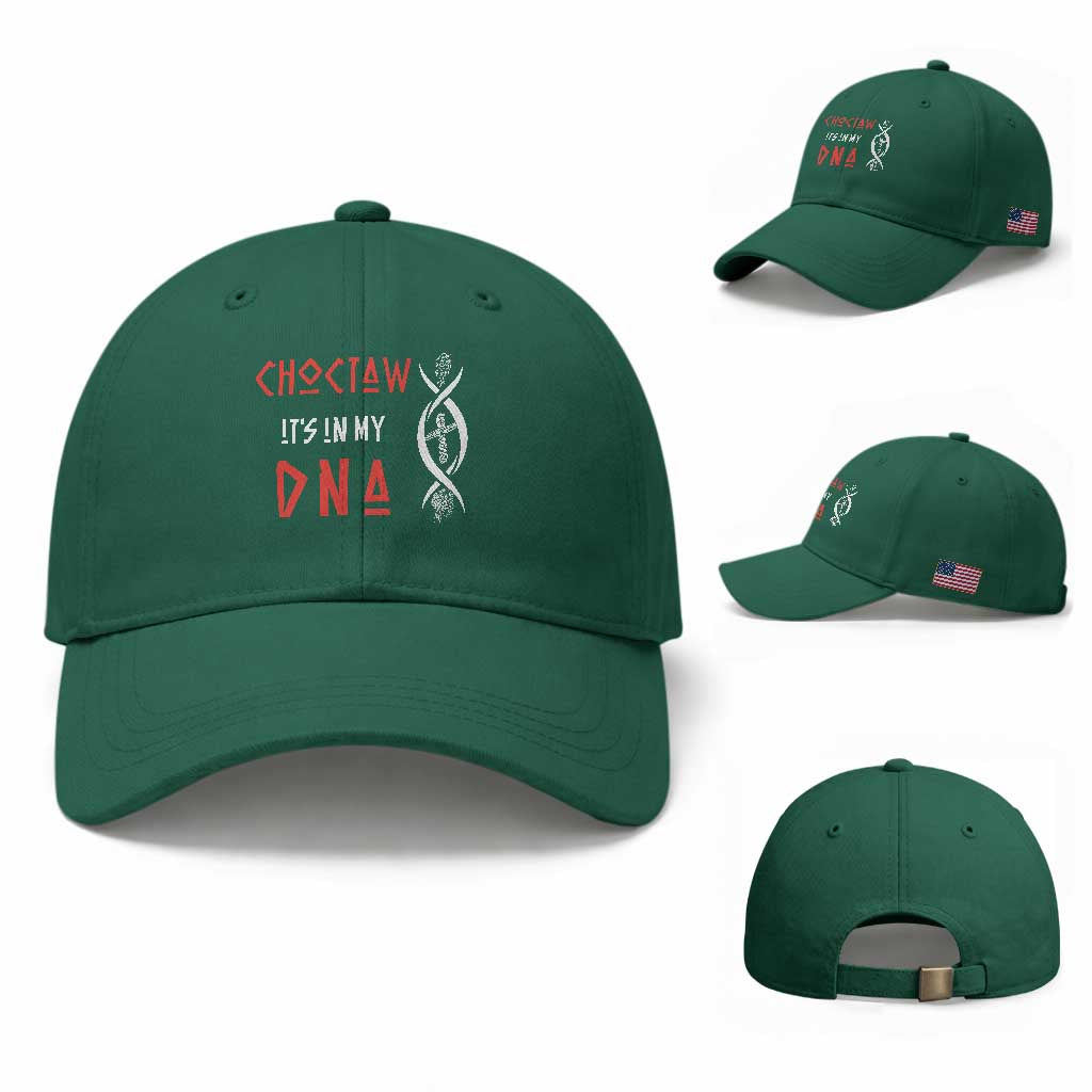 Choctaw Native American DNA Roots Indian Pride Baseball Cap