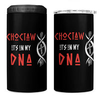 Choctaw Native American DNA Roots Indian Pride 4 in 1 Can Cooler Tumbler