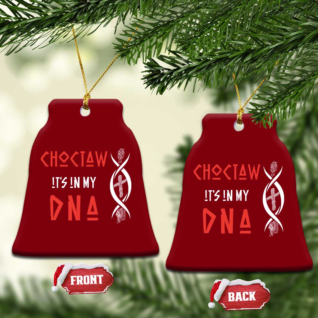 Choctaw Native American DNA Roots Indian Pride Ceramic Ornament