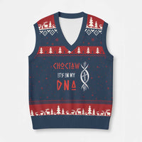 Choctaw Native American DNA Roots Indian Pride V-Neck Knit Sweater Vest