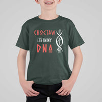 Choctaw Native American DNA Roots Indian Pride T Shirt For Kid