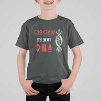 Choctaw Native American DNA Roots Indian Pride T Shirt For Kid