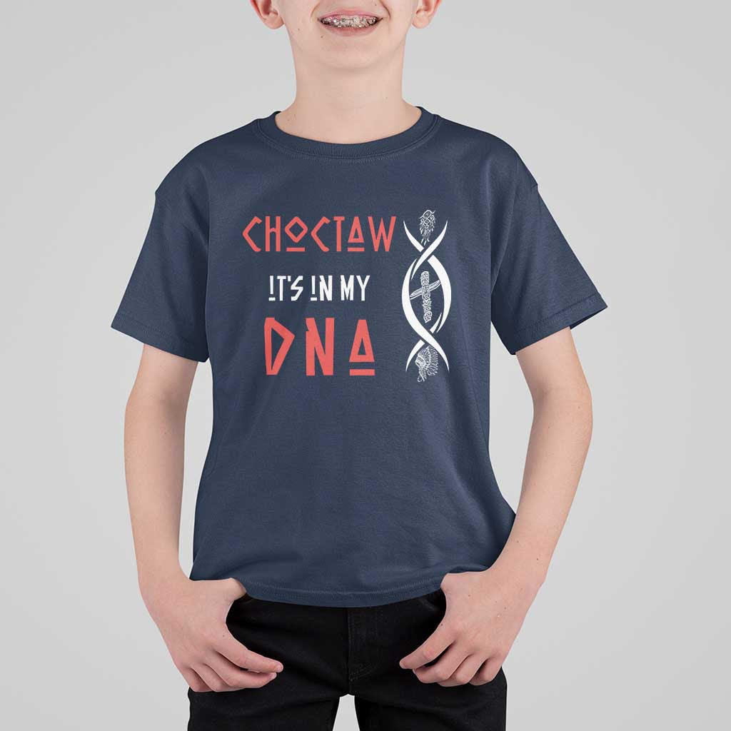 Choctaw Native American DNA Roots Indian Pride T Shirt For Kid
