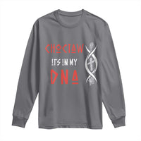 Choctaw Native American DNA Roots Indian Pride Long Sleeve Shirt