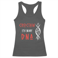 Choctaw Native American DNA Roots Indian Pride Racerback Tank Top