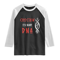 Choctaw Native American DNA Roots Indian Pride Raglan Shirt