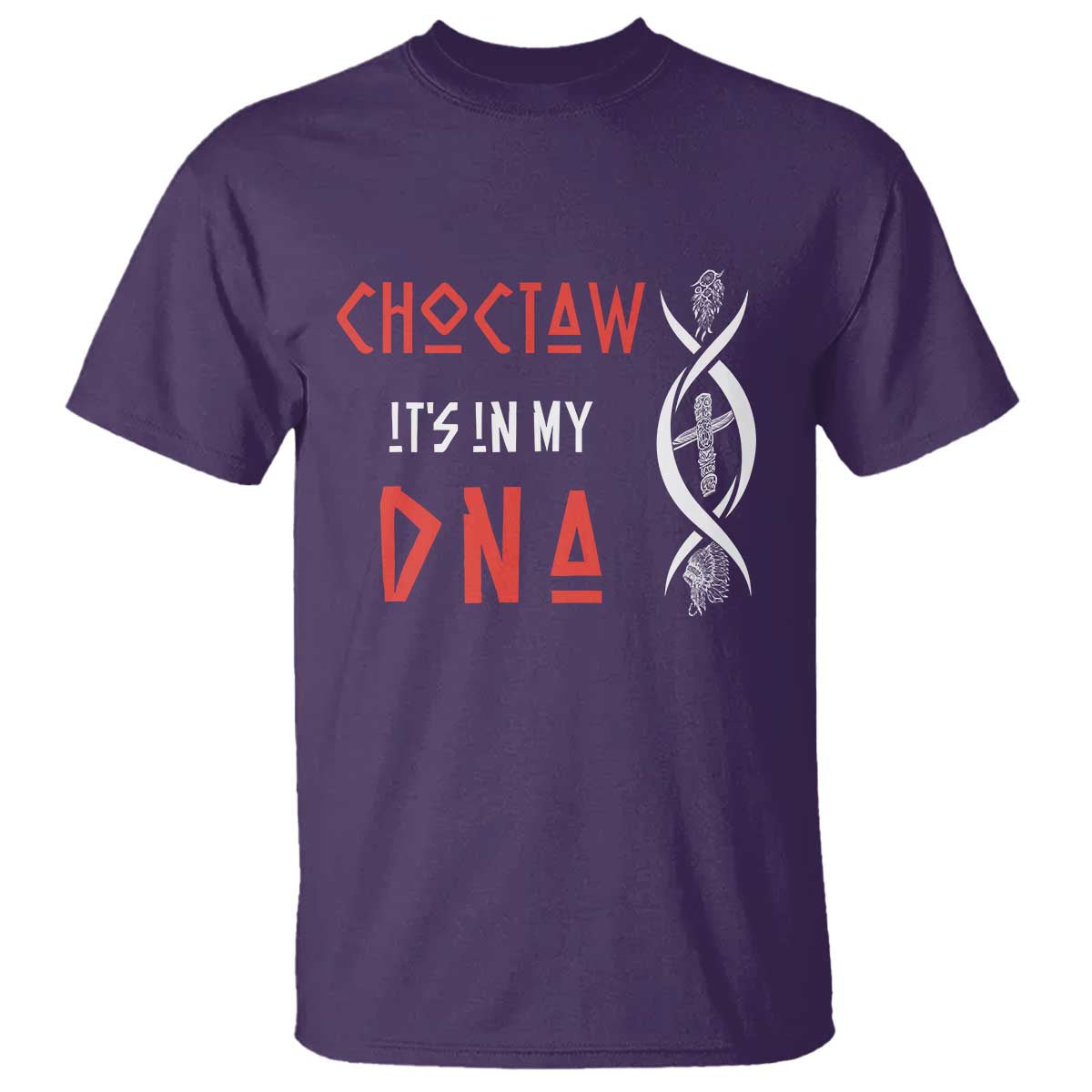 Choctaw Native American DNA Roots Indian Pride T Shirt