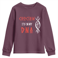 Choctaw Native American DNA Roots Indian Pride Youth Sweatshirt