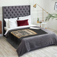 Homeland Security Fighting Terrorism Since 1492 Throw Blanket Native American Indian
