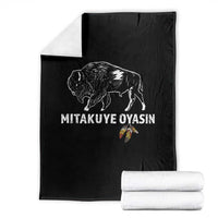 Lakota Tribe Teton Sioux Nation Native American Pride Throw Blanket